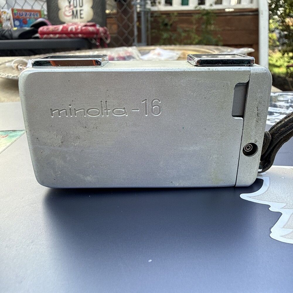 Vintage Subminiature Minolta 16 mm Mini Film Spy Camera